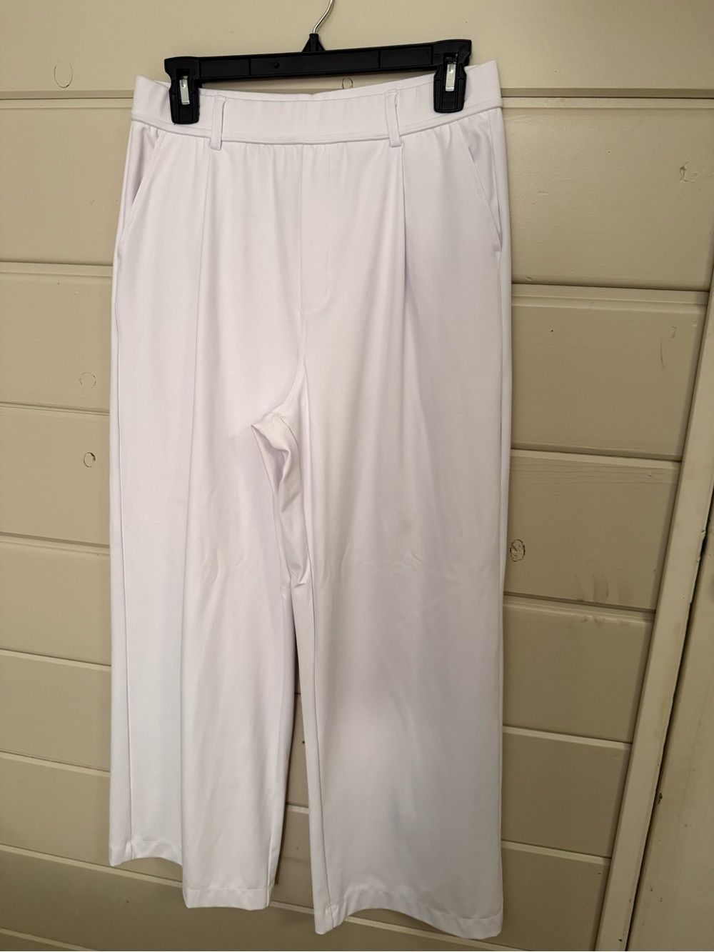 HALARA White Straight-Leg Active Pants 26” inseam